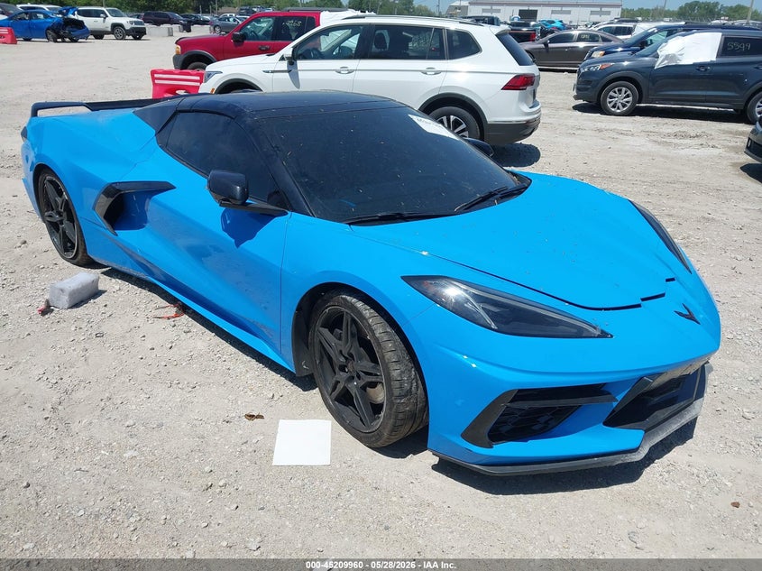 2021 Chevrolet Corvette VIN 1G1YC3D4XM5122598 — IAAI salvage auction photo