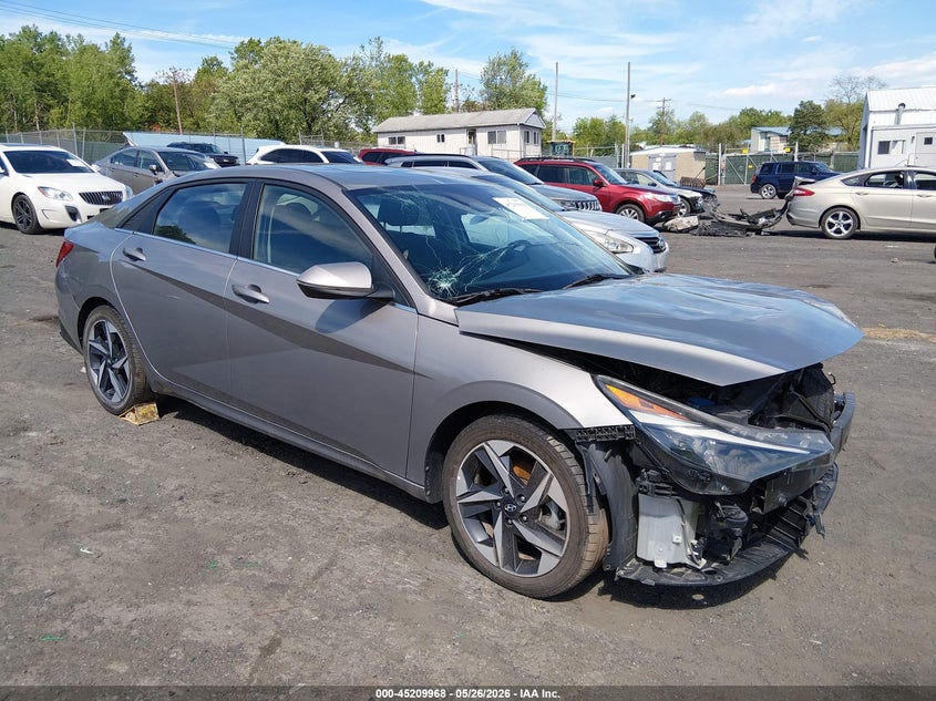 2021 Hyundai Elantra VIN KMHLN4AG3MU126378 IAAI salvage auction — FRONT END, Salvage (Pennsylvania), sold $2,700 on 2026-07-24 (photo 1)