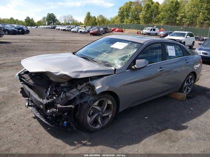 2021 Hyundai Elantra VIN KMHLN4AG3MU126378 IAAI salvage auction — FRONT END, Salvage (Pennsylvania), sold $2,700 on 2026-07-24 (photo 2)