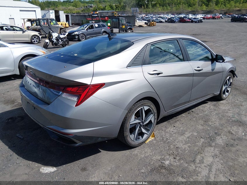 2021 Hyundai Elantra VIN KMHLN4AG3MU126378 IAAI salvage auction — FRONT END, Salvage (Pennsylvania), sold $2,700 on 2026-07-24 (photo 4)