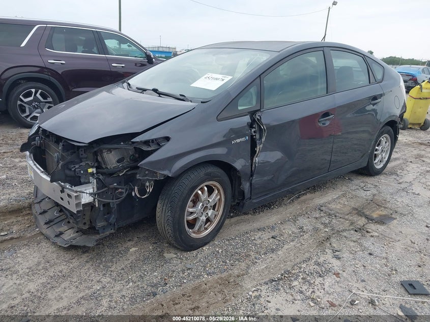 2010 Toyota Prius VIN JTDKN3DU4A5088127 IAAI salvage auction — FRONT & REAR, Salvage (Georgia), sold $1,050 on 2026-07-09 (photo 2)
