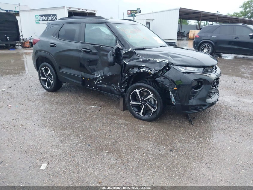 2022 Chevrolet Trailblazer VIN KL79MTSL2NB033577 IAAI salvage auction — RIGHT SIDE, Salvage (Texas), sold $3,450 on 2026-07-08 (photo 1)