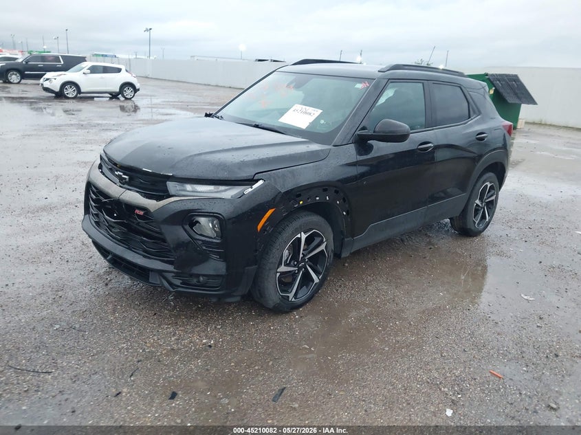 2022 Chevrolet Trailblazer VIN KL79MTSL2NB033577 IAAI salvage auction — RIGHT SIDE, Salvage (Texas), sold $3,450 on 2026-07-08 (photo 2)