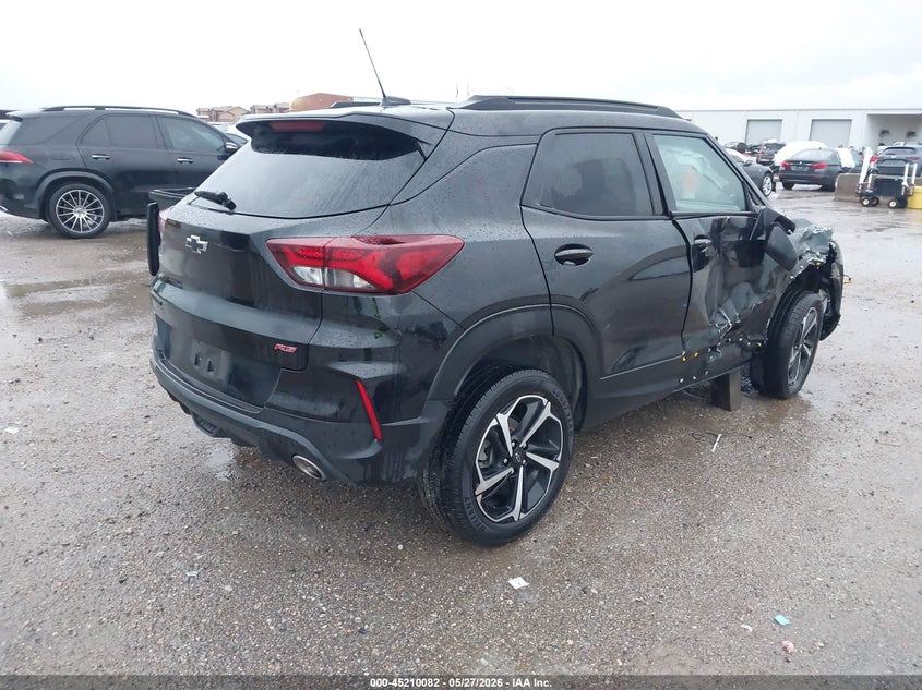 2022 Chevrolet Trailblazer VIN KL79MTSL2NB033577 IAAI salvage auction — RIGHT SIDE, Salvage (Texas), sold $3,450 on 2026-07-08 (photo 4)