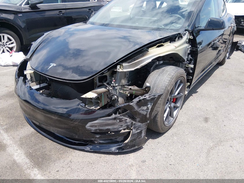 2023 Tesla Model 3 VIN 5YJ3E1EC6PF616031 IAAI salvage auction — LEFT FRONT, Salvage (California), sold $7,600 on 2026-07-10 (photo 6)