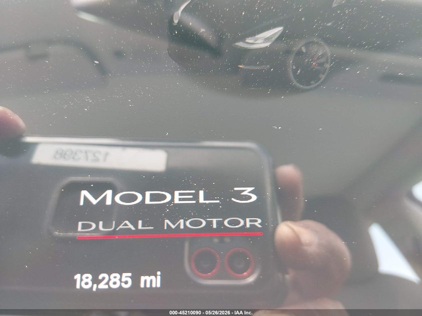 2023 Tesla Model 3 VIN 5YJ3E1EC6PF616031 IAAI salvage auction — LEFT FRONT, Salvage (California), sold $7,600 on 2026-07-10 (photo 7)