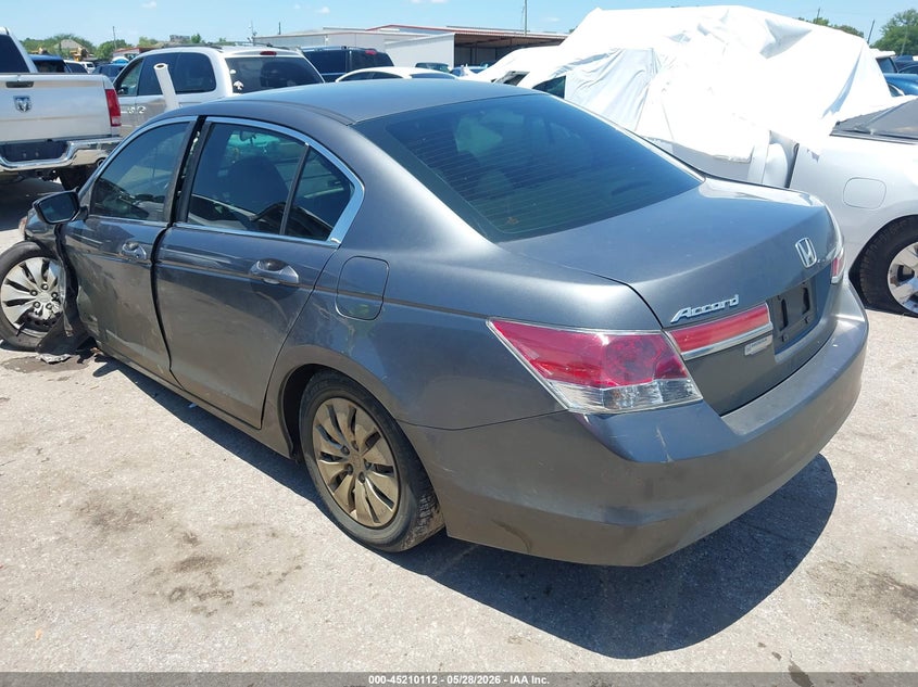 2012 Honda Accord VIN 1HGCP2F38CA176350 IAAI salvage auction — LEFT FRONT, Salvage Title, sold $850 on 2026-07-29 (photo 3)