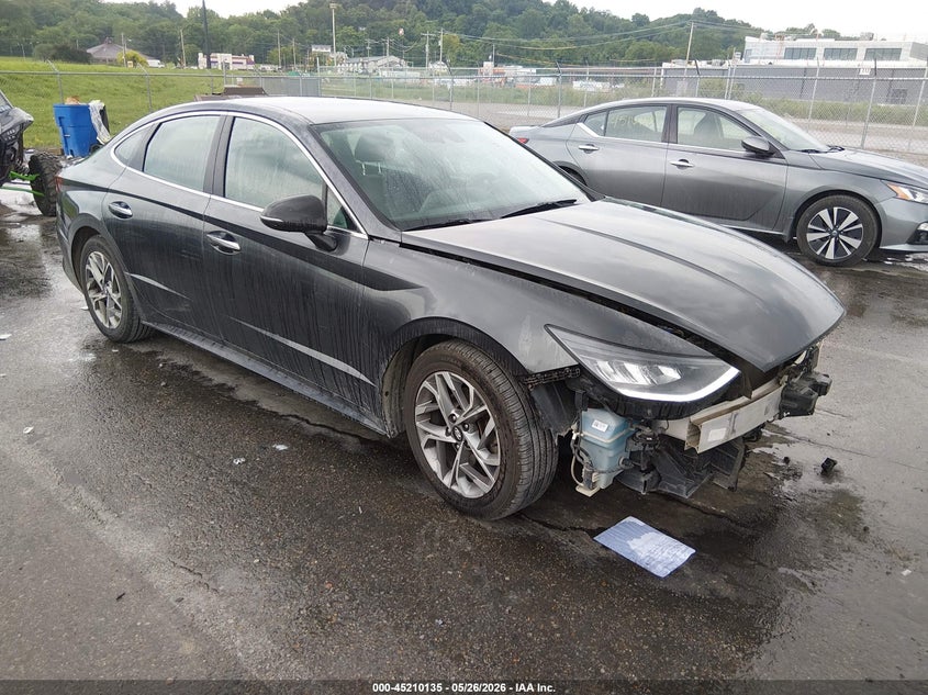2020 Hyundai Sonata VIN 5NPEF4JA9LH056237 IAAI salvage auction — FRONT END, Salvage (Illinois), sold $2,700 on 2026-07-14 (photo 1)