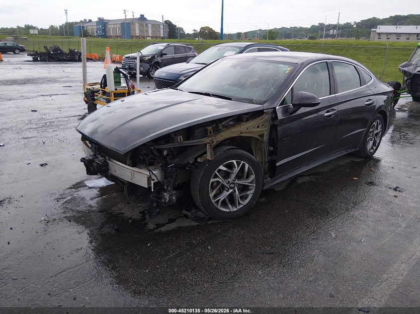 2020 Hyundai Sonata VIN 5NPEF4JA9LH056237 IAAI salvage auction — FRONT END, Salvage (Illinois), sold $2,700 on 2026-07-14 (photo 2)