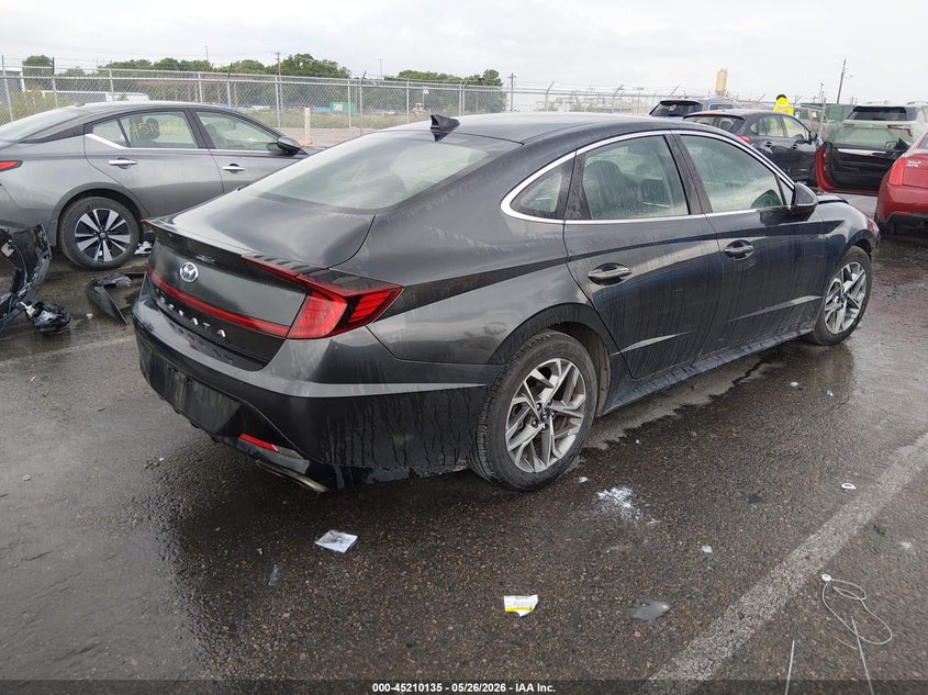 2020 Hyundai Sonata VIN 5NPEF4JA9LH056237 IAAI salvage auction — FRONT END, Salvage (Illinois), sold $2,700 on 2026-07-14 (photo 4)