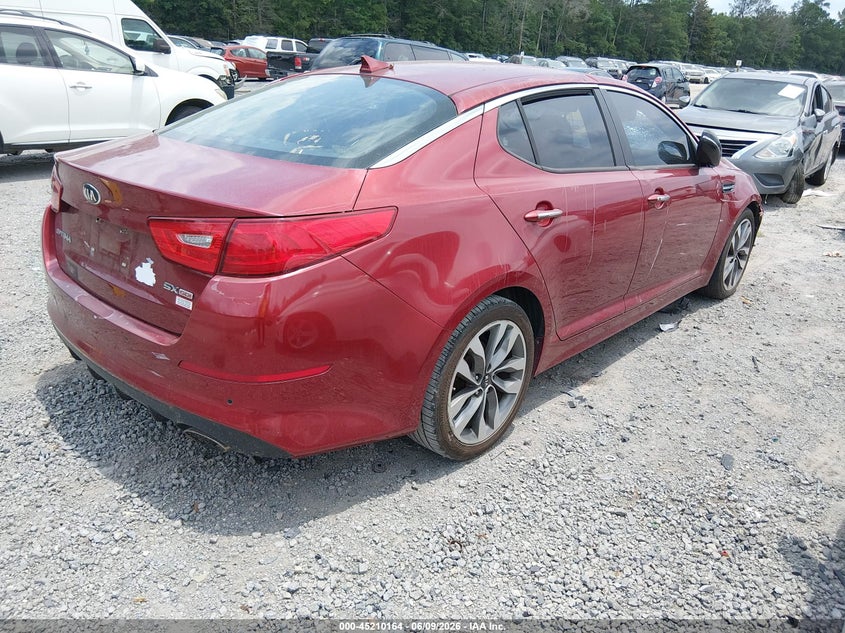 2015 Kia Optima VIN 5XXGR4A72FG368288 IAAI salvage auction — FRONT END, Salvage (South Carolina), sold $125 on 2026-07-28 (photo 4)