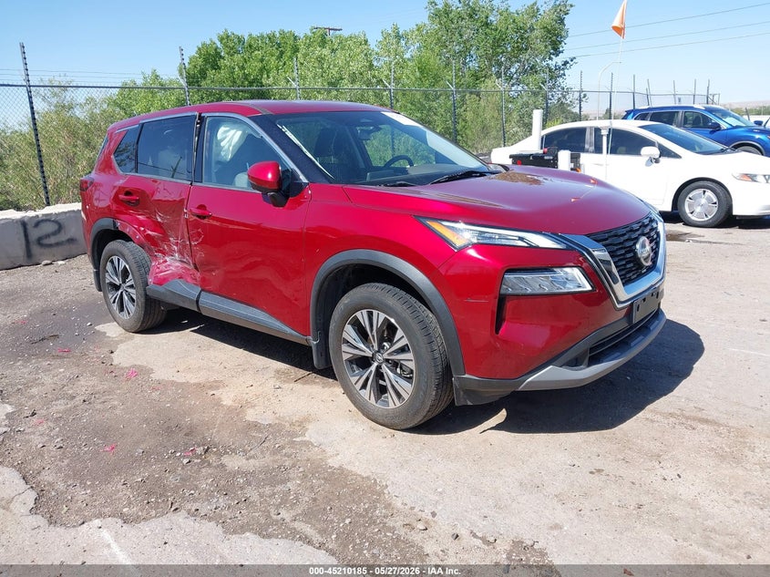 2021 Nissan Rogue VIN JN8AT3BA1MW021322 IAAI salvage auction — RIGHT SIDE, Salvage Title, sold $5,450 on 2026-07-20 (photo 1)