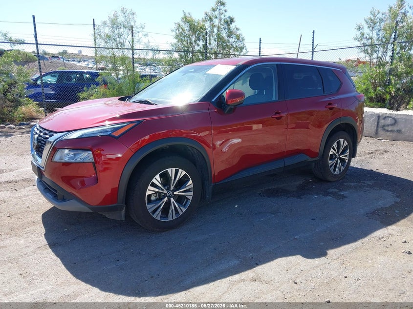 2021 Nissan Rogue VIN JN8AT3BA1MW021322 IAAI salvage auction — RIGHT SIDE, Salvage Title, sold $5,450 on 2026-07-20 (photo 2)