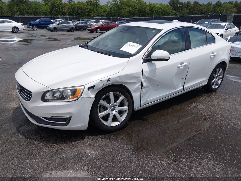 2016 Volvo S60 VIN YV126MFK5G2408865 IAAI salvage auction — LEFT SIDE, Salvage (South Carolina), sold $1,200 on 2026-07-15 (photo 2)