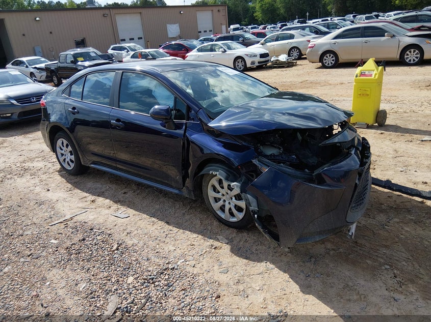 2021 Toyota Corolla VIN 5YFEPMAE1MP190390 IAAI salvage auction — FRONT END, Salvage Title, sold $1,400 on 2026-07-20 (photo 1)