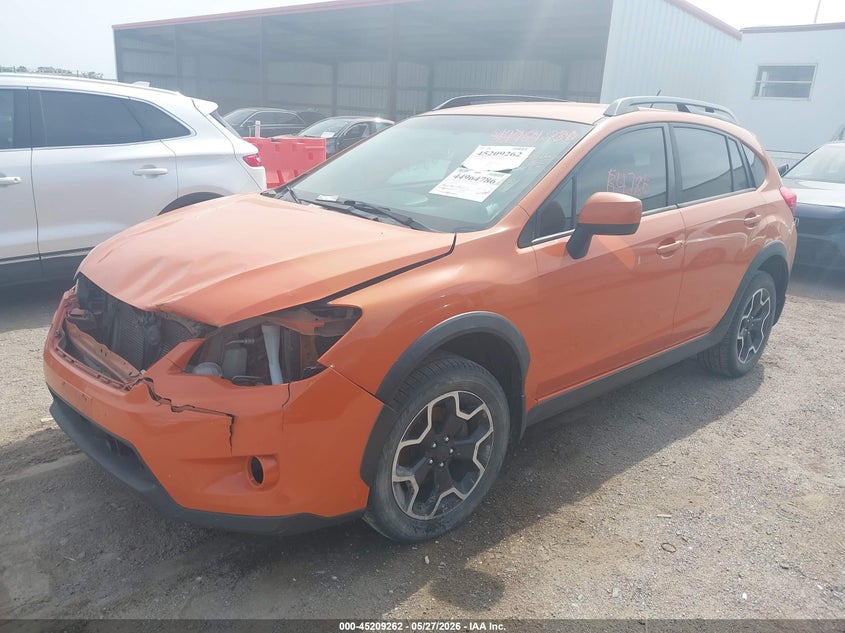 2014 Subaru Xv VIN JF2GPAGC8E8281054 IAAI salvage auction — FRONT END, Salvage Title, sold $350 on 2026-07-12 (photo 2)