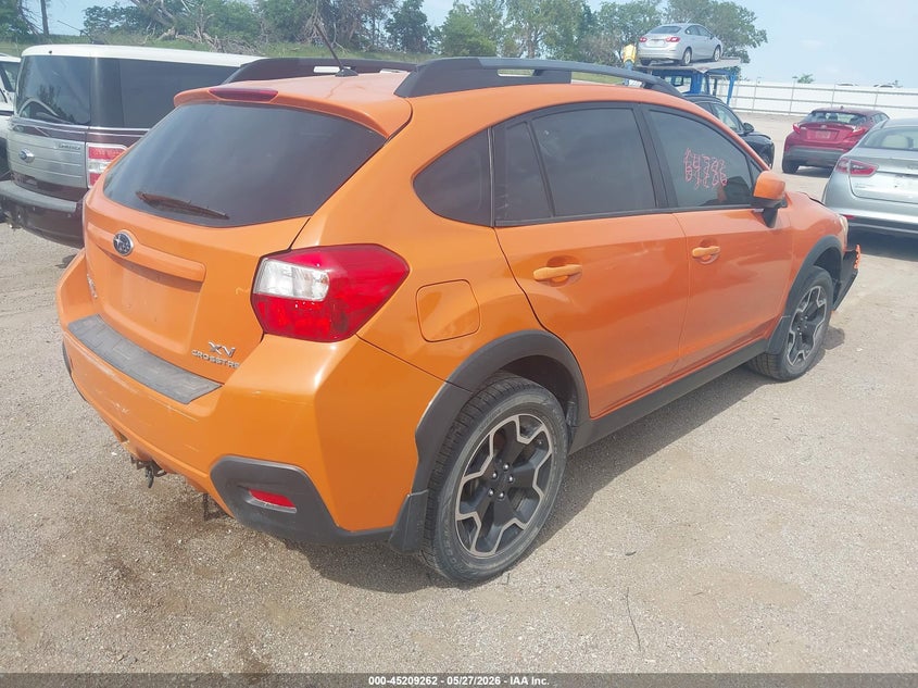 2014 Subaru Xv VIN JF2GPAGC8E8281054 IAAI salvage auction — FRONT END, Salvage Title, sold $350 on 2026-07-12 (photo 4)
