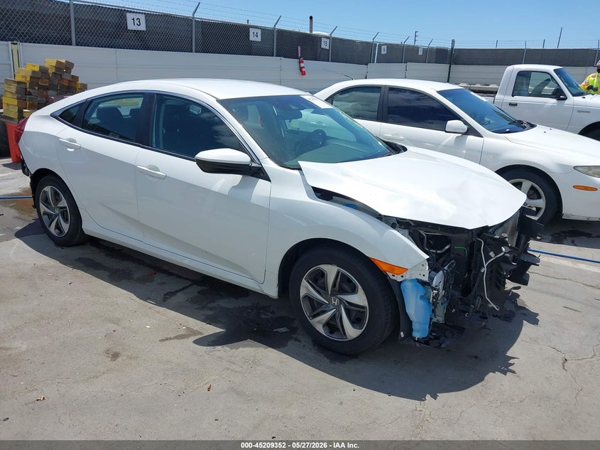 2021 Honda Civic VIN 2HGFC2F6XMH559387 IAAI salvage auction — FRONT & REAR, Salvage Title, sold $4,850 on 2026-07-22 (photo 1)