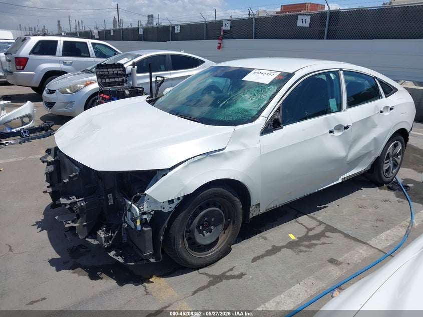 2021 Honda Civic VIN 2HGFC2F6XMH559387 IAAI salvage auction — FRONT & REAR, Salvage Title, sold $4,850 on 2026-07-22 (photo 2)