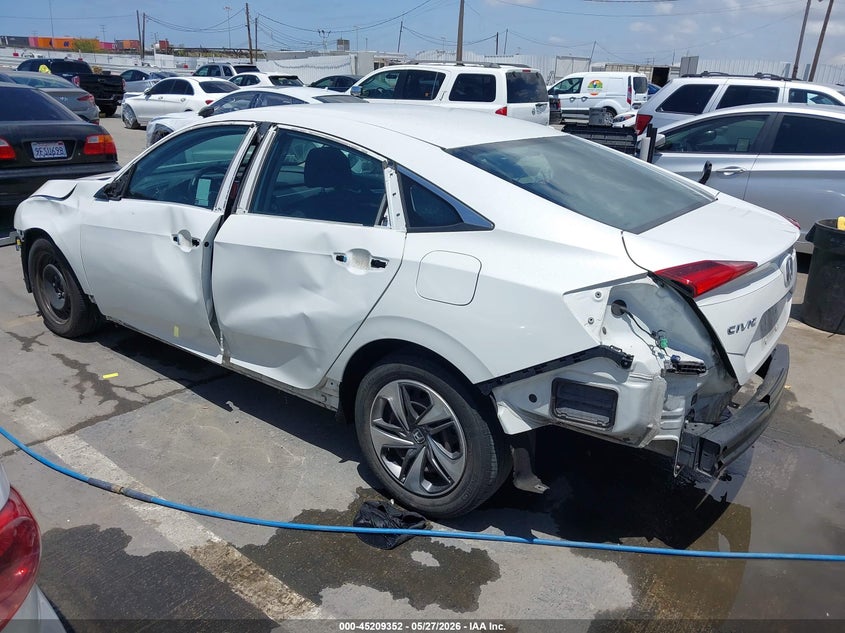 2021 Honda Civic VIN 2HGFC2F6XMH559387 IAAI salvage auction — FRONT & REAR, Salvage Title, sold $4,850 on 2026-07-22 (photo 3)