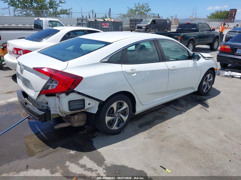 2021 Honda Civic VIN 2HGFC2F6XMH559387 IAAI salvage auction — FRONT & REAR, Salvage Title, sold $4,850 on 2026-07-22 (photo 4)