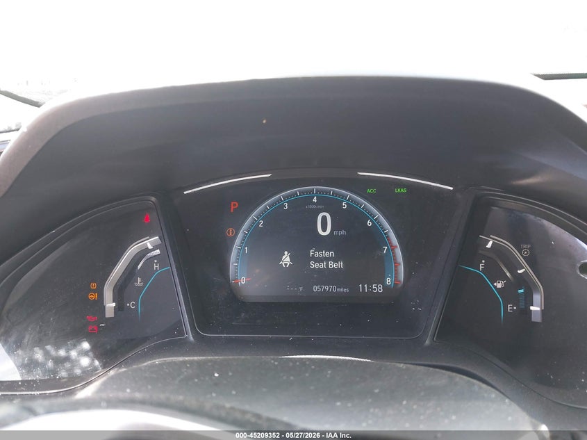 2021 Honda Civic VIN 2HGFC2F6XMH559387 IAAI salvage auction — FRONT & REAR, Salvage Title, sold $4,850 on 2026-07-22 (photo 7)