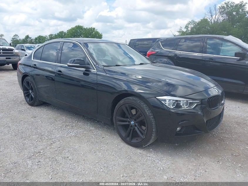 2017 BMW 3er VIN WBA8D9G38HNU64578 IAAI salvage auction — HAIL, Salvage Title, sold $5,300 on 2026-07-06 (photo 1)