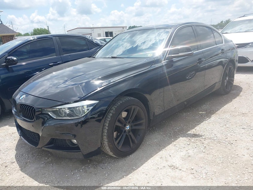 2017 BMW 3er VIN WBA8D9G38HNU64578 IAAI salvage auction — HAIL, Salvage Title, sold $5,300 on 2026-07-06 (photo 2)