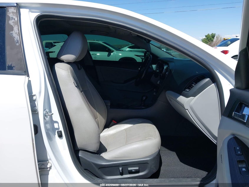 2013 Kia Optima VIN 5XXGN4A70DG179289 IAAI salvage auction — LEFT FRONT, Salvage Title, sold $1,100 on 2026-07-13 (photo 5)