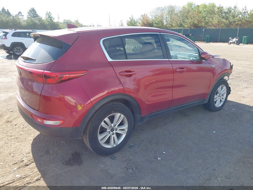 2019 Kia Sportage VIN KNDPMCAC4K7509239 IAAI salvage auction — FRONT END, Salvage Title, sold $1,000 on 2026-07-09 (photo 4)