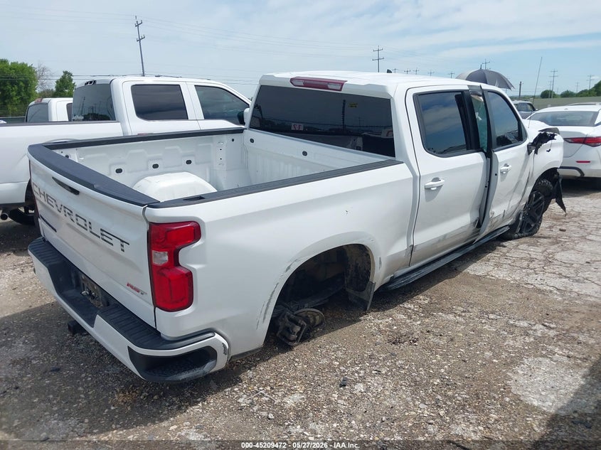 2023 Chevrolet Silverado VIN 2GCUDEED0P1130633 IAAI salvage auction — FRONT & REAR, Salvage Title, sold $11,450 on 2026-07-27 (photo 4)