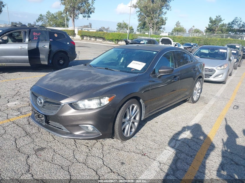 2017 Mazda 6 VIN JM1GL1V53H1112555 IAAI salvage auction — RIGHT REAR, Salvage Title, sold $2,900 on 2026-07-14 (photo 2)