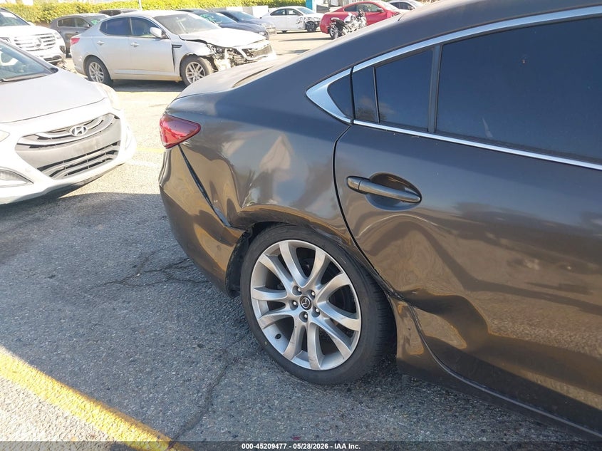 2017 Mazda 6 VIN JM1GL1V53H1112555 IAAI salvage auction — RIGHT REAR, Salvage Title, sold $2,900 on 2026-07-14 (photo 6)