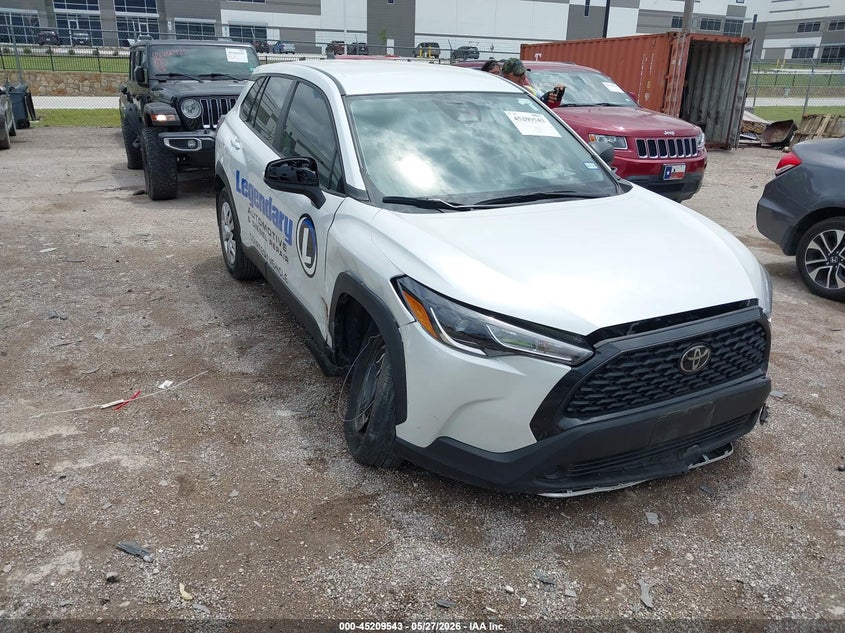 2025 Toyota Corolla cross VIN 7MUAAAAG1SV119510 IAAI salvage auction — FRONT END, Salvage (Texas), sold $8,200 on 2026-07-28 (photo 1)