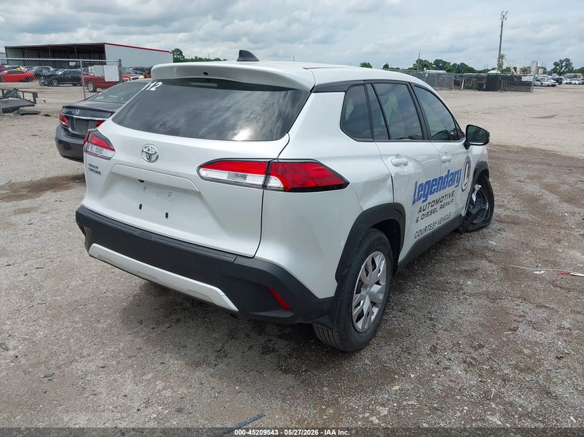 2025 Toyota Corolla cross VIN 7MUAAAAG1SV119510 IAAI salvage auction — FRONT END, Salvage (Texas), sold $8,200 on 2026-07-28 (photo 4)