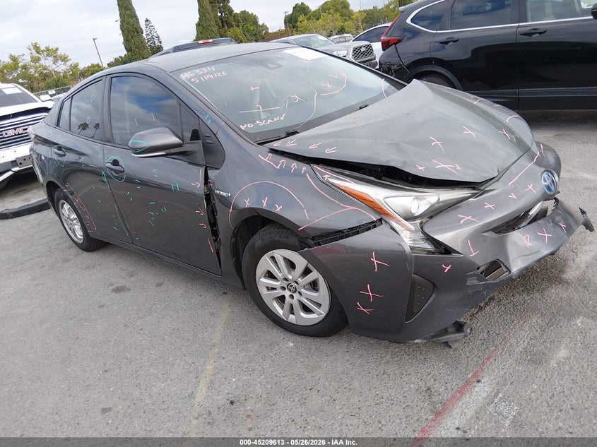 2017 Toyota Prius VIN JTDKBRFU9H3030979 IAAI salvage auction — FRONT END, Salvage (California), sold $875 on 2026-07-30 (photo 1)