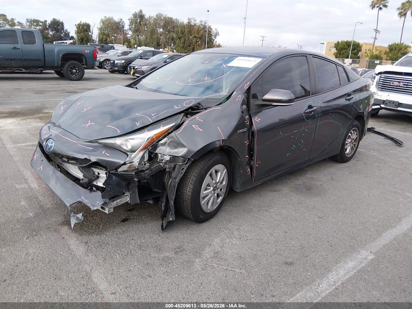 2017 Toyota Prius VIN JTDKBRFU9H3030979 IAAI salvage auction — FRONT END, Salvage (California), sold $875 on 2026-07-30 (photo 2)