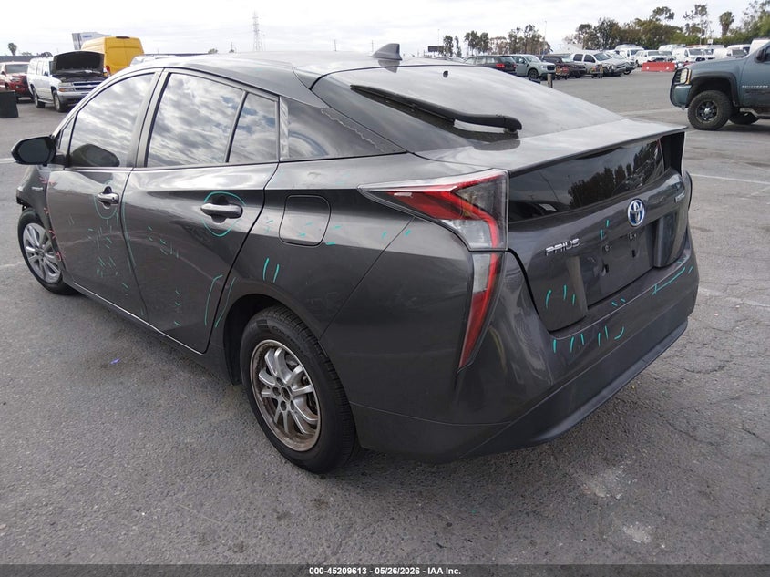 2017 Toyota Prius VIN JTDKBRFU9H3030979 IAAI salvage auction — FRONT END, Salvage (California), sold $875 on 2026-07-30 (photo 3)