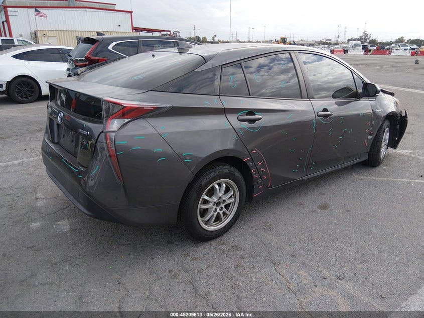 2017 Toyota Prius VIN JTDKBRFU9H3030979 IAAI salvage auction — FRONT END, Salvage (California), sold $875 on 2026-07-30 (photo 4)