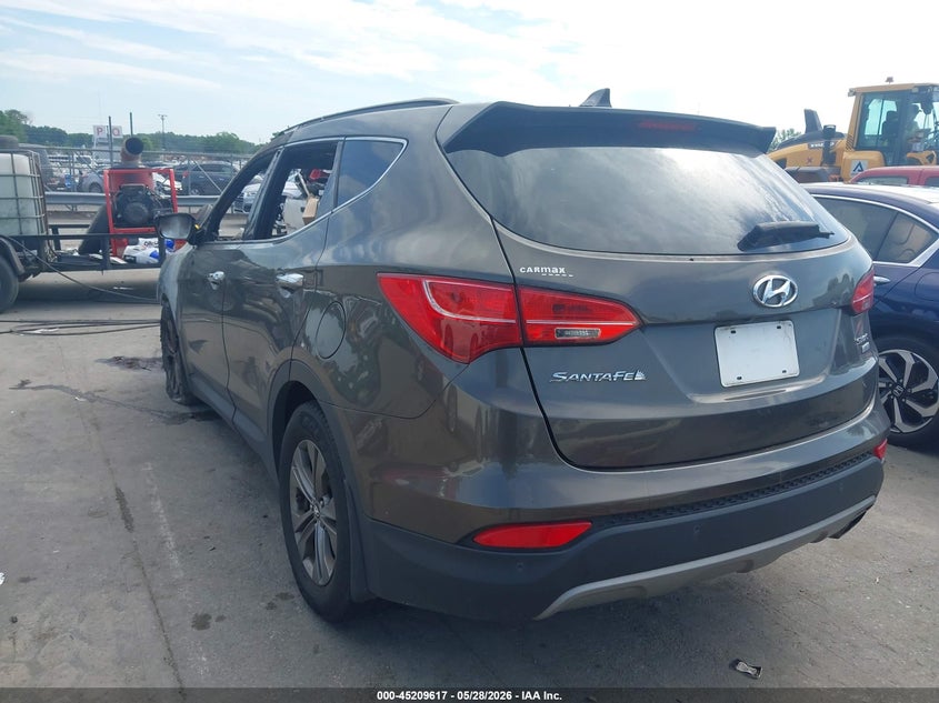2014 Hyundai Santa fe VIN 5XYZUDLB7EG186010 IAAI salvage auction — TOTAL BURN, Salvage Title, sold $300 on 2026-07-13 (photo 3)