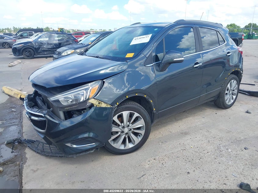 2017 Buick Encore VIN KL4CJASB0HB054536 IAAI salvage auction — FRONT END, Salvage (Texas), sold $1,625 on 2026-07-30 (photo 2)