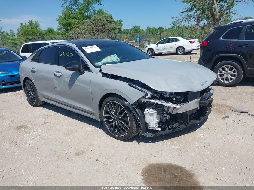 2024 Kia K5 VIN 5XXG44J89RG247916 IAAI salvage auction — FRONT END, Salvage Title, sold $4,450 on 2026-07-07 (photo 1)