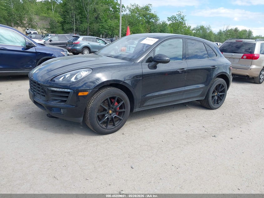 2017 Porsche Macan VIN WP1AB2A58HLB16155 IAAI salvage auction — REAR END, Salvage Title, sold $8,200 on 2026-07-30 (photo 2)