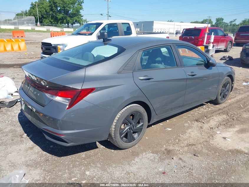 2023 Hyundai Elantra VIN KMHLM4AG0PU572656 IAAI salvage auction — LEFT SIDE, Clear (Tennessee), sold $5,100 on 2026-07-30 (photo 4)