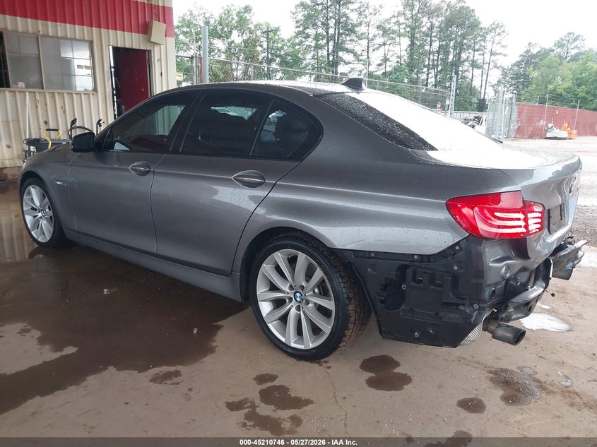 2012 BMW 5er VIN WBAFR7C55CC808912 IAAI salvage auction — REAR END, Original (Texas), sold $3,350 on 2026-07-16 (photo 3)