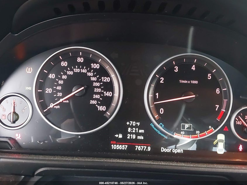 2012 BMW 5er VIN WBAFR7C55CC808912 IAAI salvage auction — REAR END, Original (Texas), sold $3,350 on 2026-07-16 (photo 7)