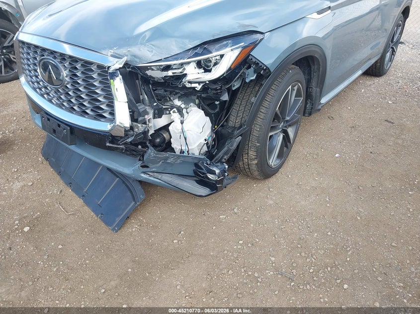 2024 Infiniti Qx55 VIN 3PCAJ5JRXRF113318 IAAI salvage auction — LEFT FRONT, Salvage Title, sold $11,800 on 2026-08-12 (photo 6)
