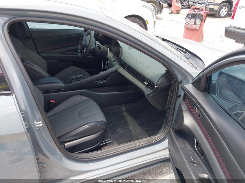 2023 Hyundai Elantra VIN KMHLR4AF4PU437155 IAAI salvage auction — LEFT SIDE, Salvage Title, sold $7,900 on 2026-07-14 (photo 5)