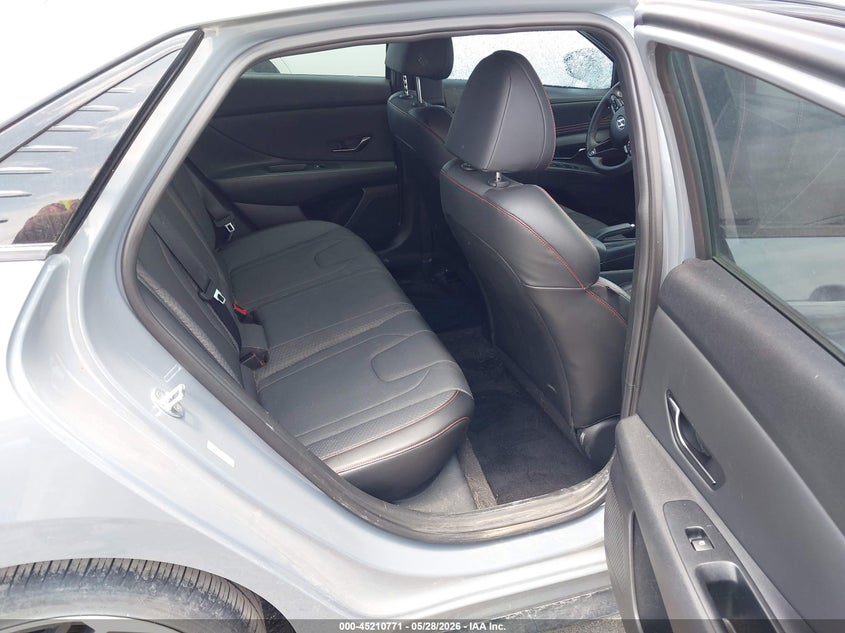 2023 Hyundai Elantra VIN KMHLR4AF4PU437155 IAAI salvage auction — LEFT SIDE, Salvage Title, sold $7,900 on 2026-07-14 (photo 8)