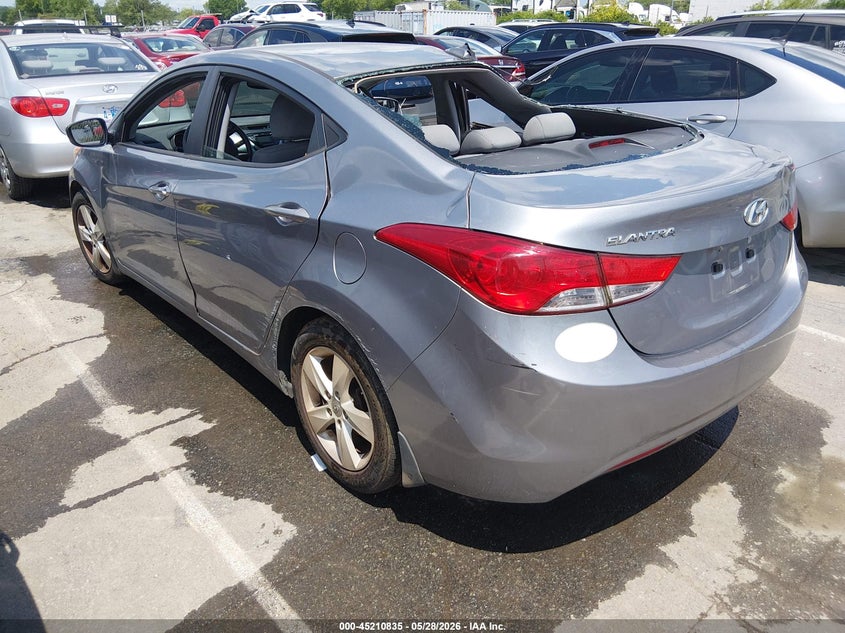 2013 Hyundai Elantra VIN KMHDH4AE4DU584361 IAAI salvage auction — ROOF, Salvage Title, sold $700 on 2026-07-20 (photo 3)